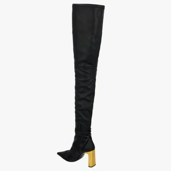 ZARA OVER-THE-KNEE HEELED BOOTS LIMITED EDITION - Picture 15 of 16